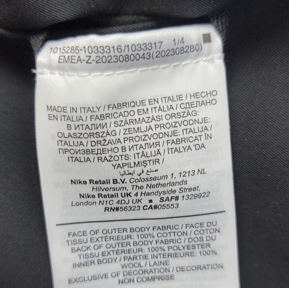 Nike Women's Made in Italy Jacket Every Stitch Considered Size S FD6481-010 New - Picture 12 of 13